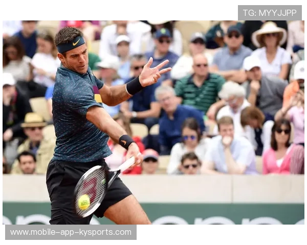 德尔波特罗正拍大力抽击直破防线：网球场上的极限挑战